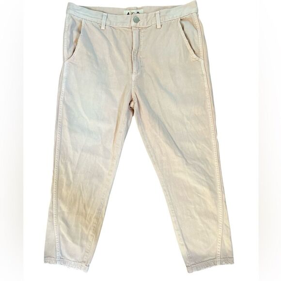 AMO Slouch Trouser Size 30 Pale Pink Pants - Picture 7 of 8